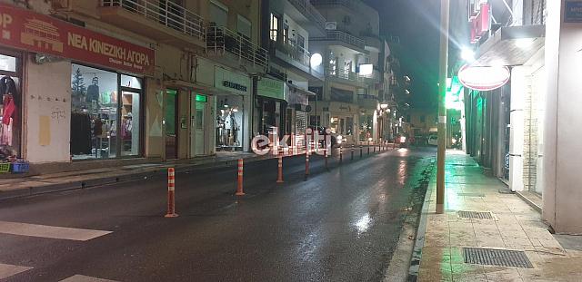 Άδειοι δρόμοι στο Ηράκλειο, 15 Δεκεμβρίου ...