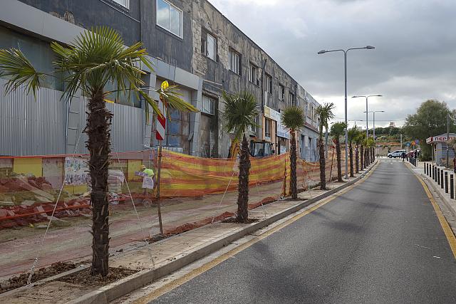 Τα έργα στην Αρχιεπισκόπου Μακαρίου.