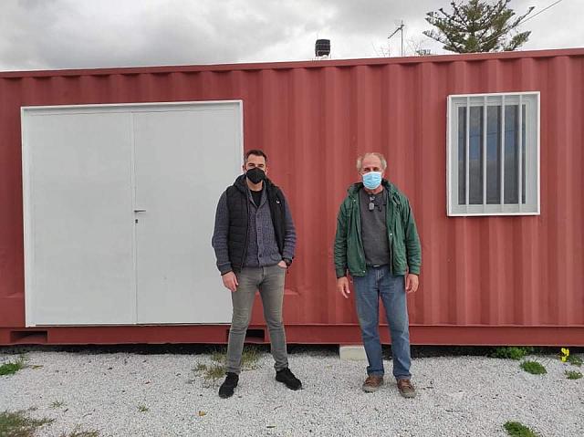 Αγορά κοντέινερ και  μετατροπή του σε αίθουσα αποθήκευσης