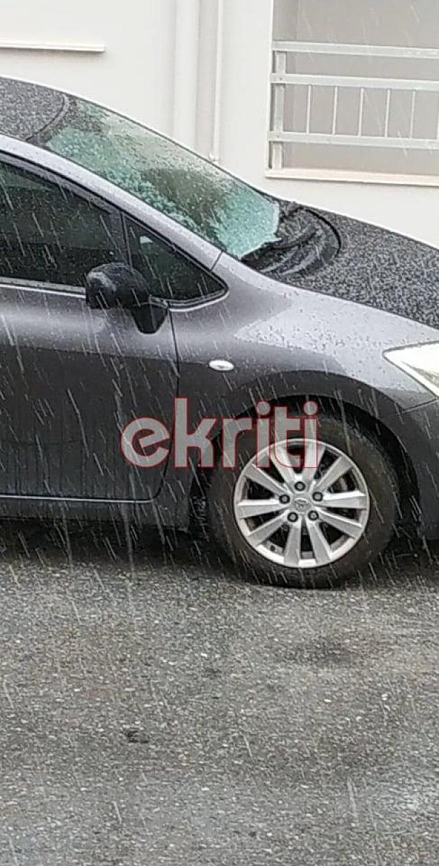 χιόνι στη Φορτέτσα Ηρακλείου