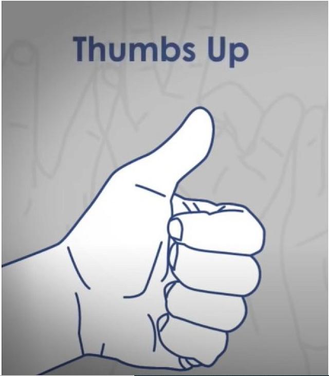 thumbs up