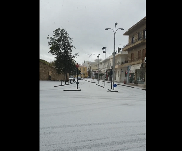 κεντρο - χιόνια