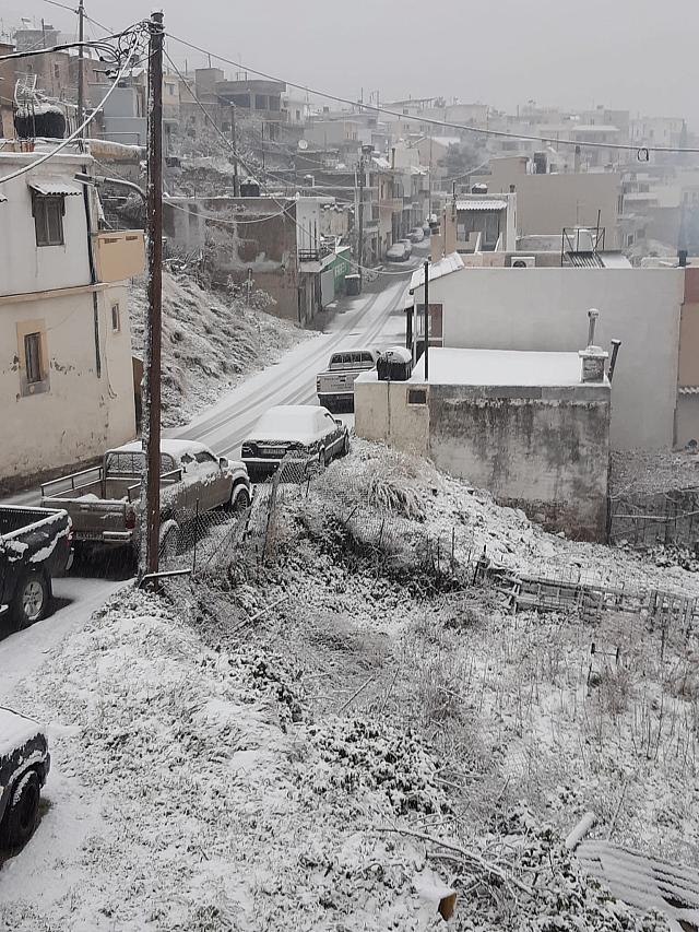 Χιόνια στον Κρουσώνα - Γιάννης Ψαράκης