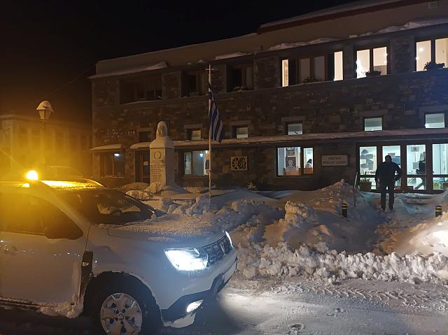 Οροπέδιο Λασιθίου χιόνια