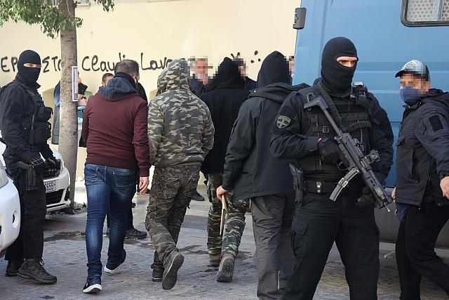 Στα δικαστήρια οι συλληφθέντες της μεγάλης αστυνομικής επιχείρησης