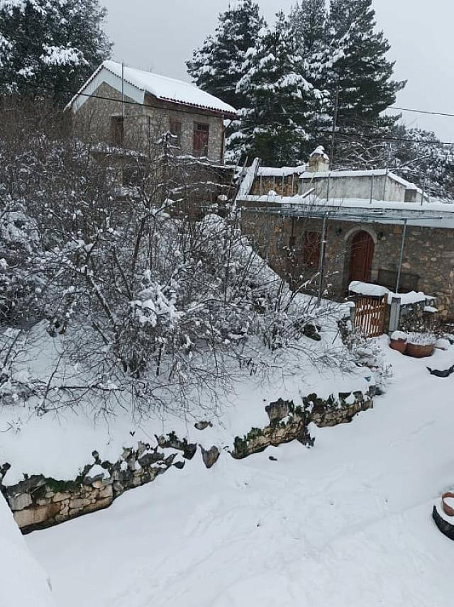 Οροπέδιο Λασιθίου χιόνια