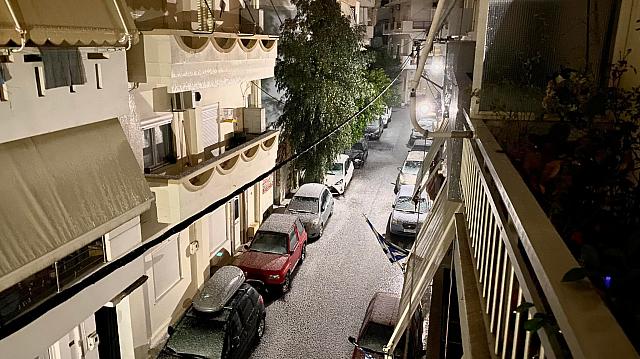 καμίνια - χιόνι