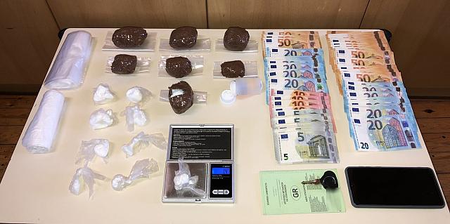 Βρέθηκαν και χάπια για νόθευση των ναρκωτικών 