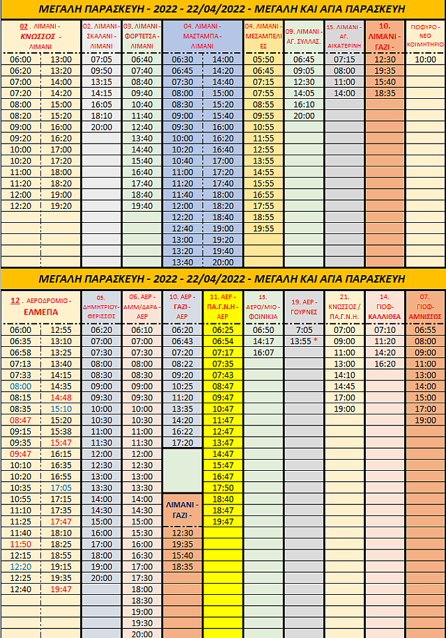 Αλλαγές και τροποποιήσεις στα δρομολόγια του Αστικού ΚΤΕΛ