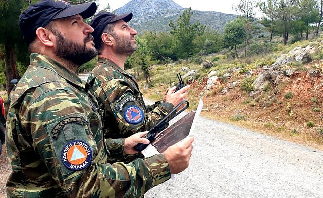 Πυροφύλαξη με τη χρήση Drone από τους εφέδρους της ΛΕΦΕΔ