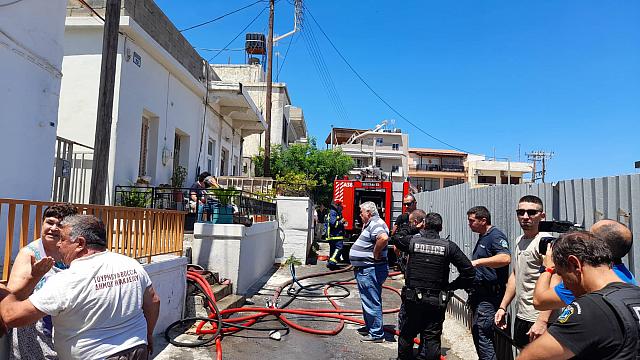 Φωτιά ξέσπασε σε σπίτι στον Πόρο 