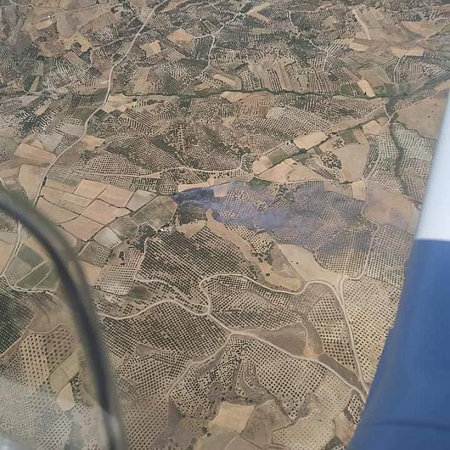 Εντόπισαν τη φωτιά από ...αέρος