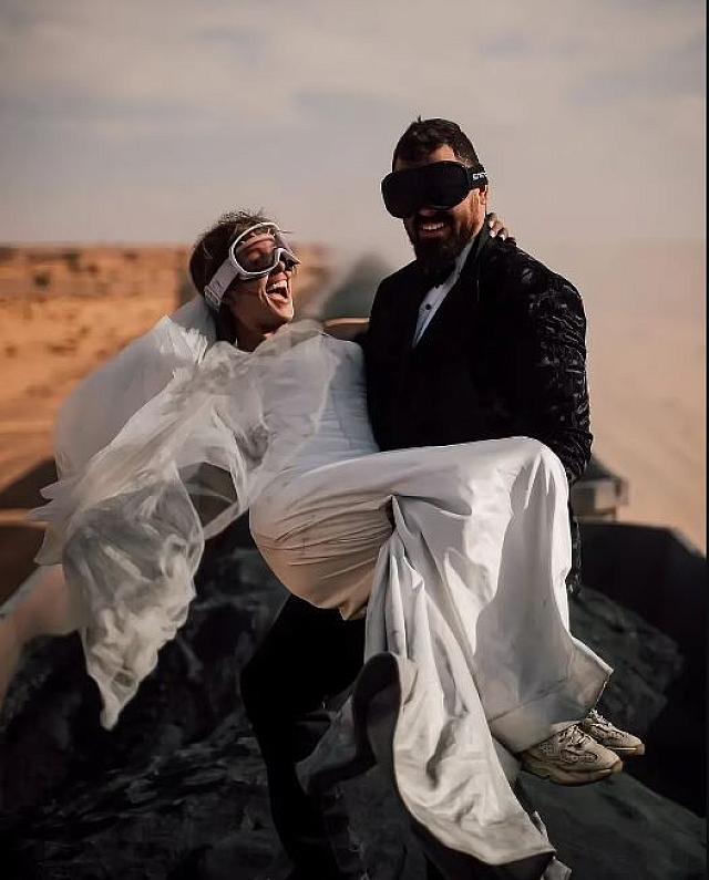 γάμος - τρένο