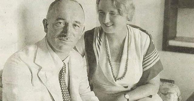 Ο Έντουαρντ Μπένες με την σύζυγό του