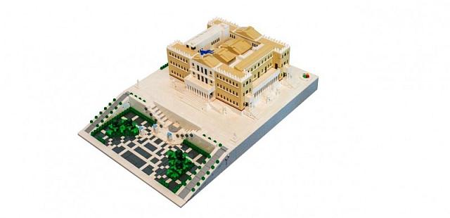 Έφτιαξε την Βουλή των Ελλήνων με lego 