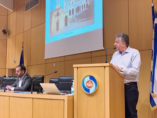 Ο Περιφερειάρχης Κρήτης Σταύρος Αρναουτάκης