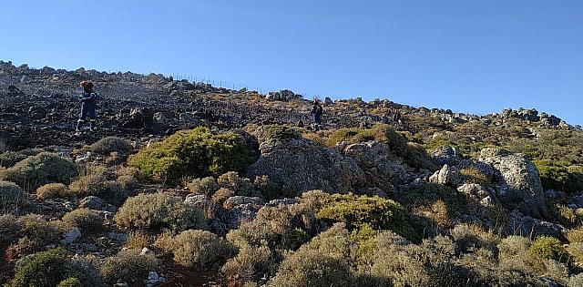 Μεγάλη μάχη των πυροσβεστών στην Κέρη για να ελέγξουν τη φωτιά