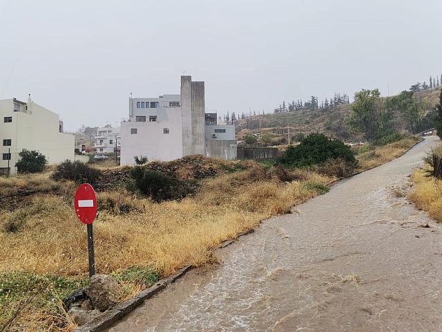 κακοκαιρία στο Ρέθυμνο