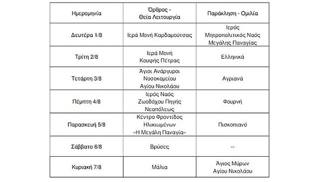 προγραμμα γερασιμου