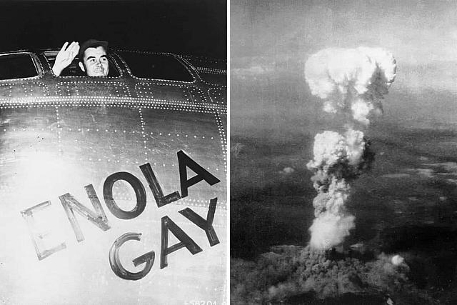 Το αεροπλάνο Enola Gay που εριξε, σαν σήμερα το 1945, την πρώτη ατομική βόμβα στη Χιροσίμα σκοτώνοντας 70.000 άτομα!
