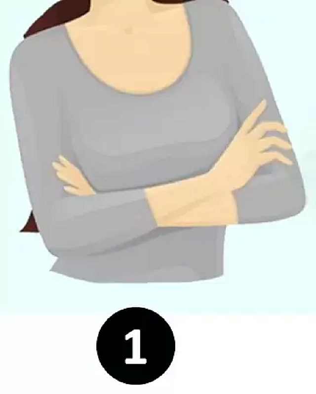  Δεξί χέρι πάνω από το αριστερό