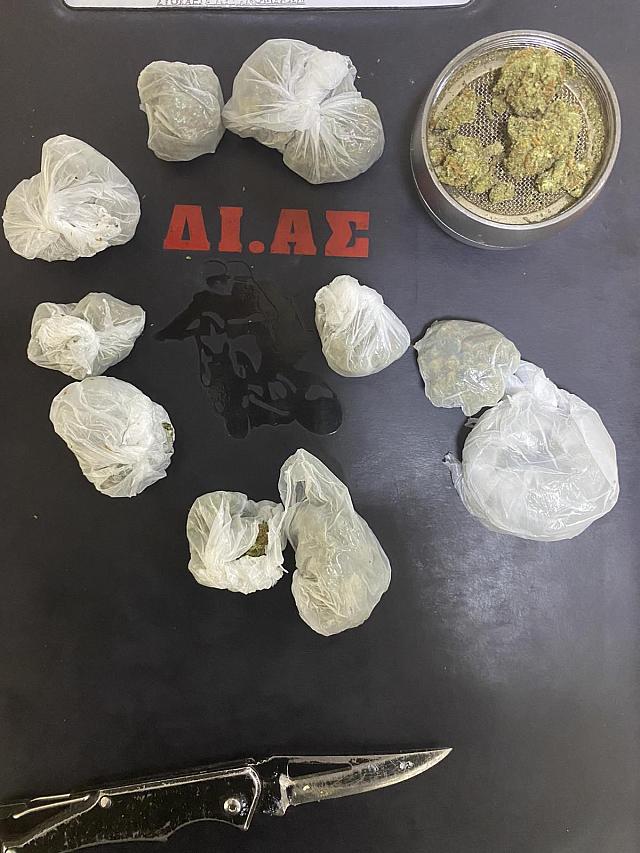 Συλλήψεις από την Ομάδα ΔΙΑΣ για κατοχή και διακίνηση ναρκωτικών