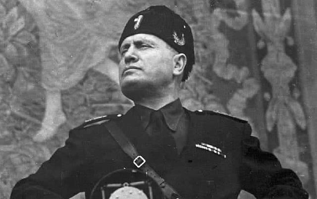 Ο Μπενίτο Μουσολίνι