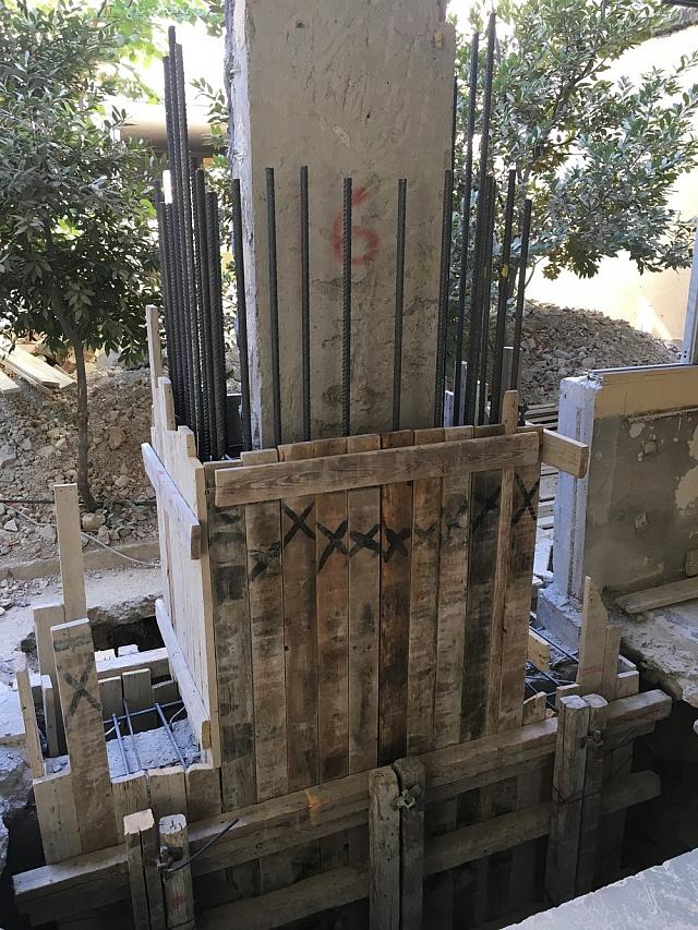 εργασίες αποκατάστασης στο Γυμνάσιο - Λύκειο Αγίας Βαρβάρας