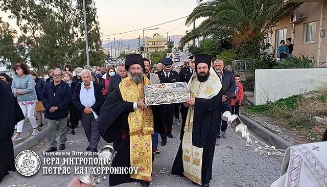 αγιος νικολαος τελετη υποδοχης λειψανων