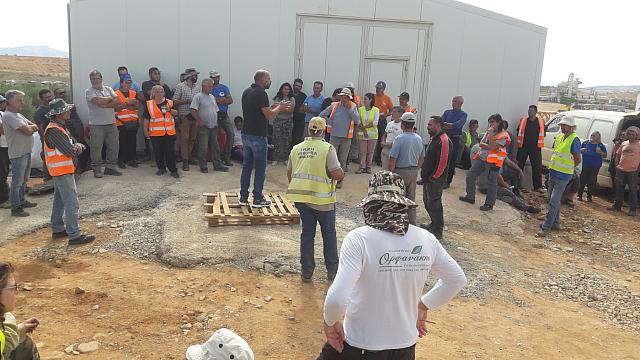 Αεροδρόμιο Καστελίου: Τρίωρη στάση εργασίας για τους εργατοτεχνίτες