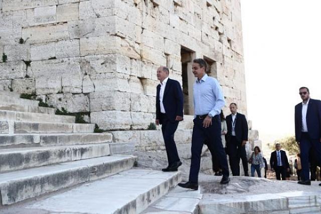 μητσοτάκης σολτς ακρόπολη