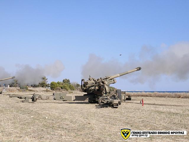 Εθνική Φρουρά: Επιχειρησιακές Βολές Μονάδων Πυροβολικού Μάχης