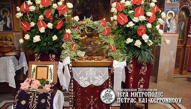 Σεληναρι - ανακομιδη λειψανων αγιου γεωργιου