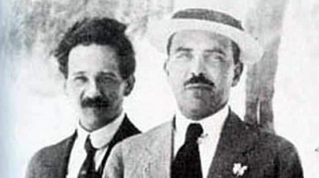 Οι Δημήτριος Γληνός και  Αθανάσιος Δελμούζος