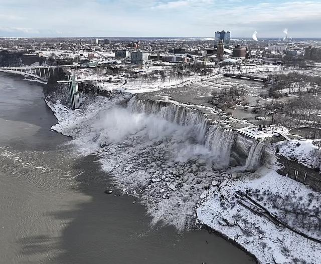 Παγωμένοι καταρράκτες Νιαγάρα