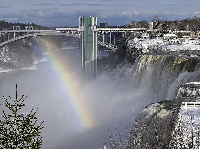 Παγωμένοι καταρράκτες Νιαγάρα