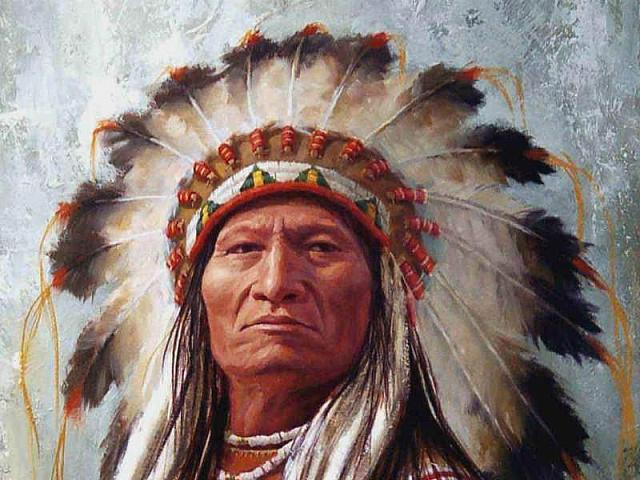 Ο αρχηγός "Καθιστός Ταύρος"