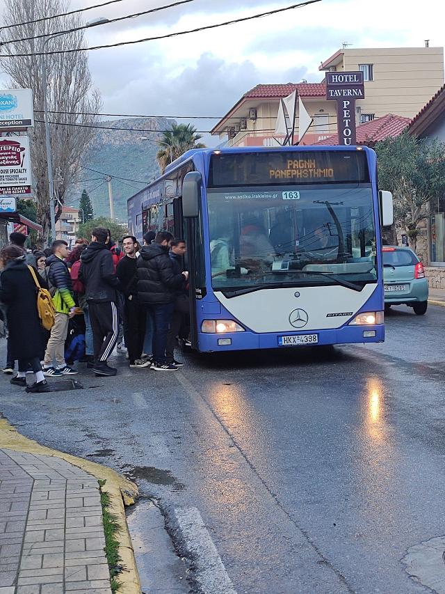 νέα λεωφορειακή γραμμή Αμμουδάρα – Γάζι – Κολυβάς- Πανεπιστήμιο Κρήτης – ΠΑΓΝΗ
