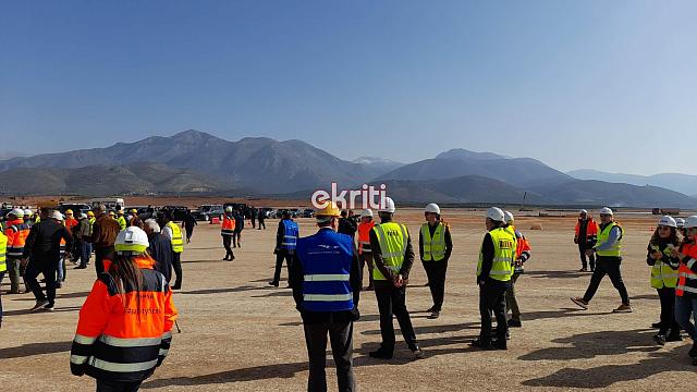 Στο αεροδρόμιο Καστελλίου ο Πρωθυπουργός Κυριάκος Μητσοτάκης