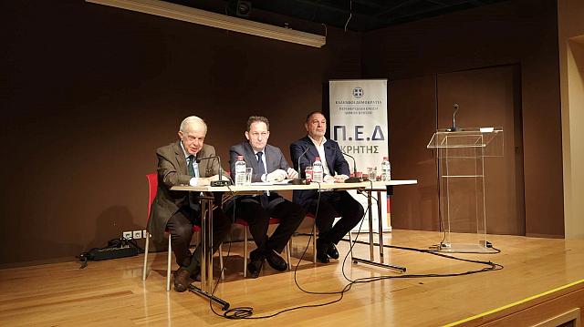 Συναντήσεις Δημάρχου Ηρακλείου Βασίλη Λαμπρινού με Υπουργούς