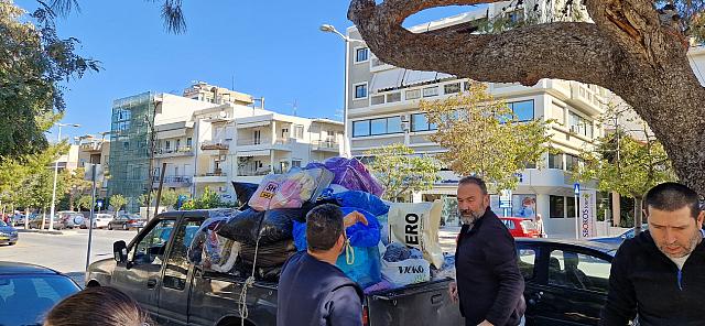 εργατικό κέντρο ανθρωπιστική βοήθεια