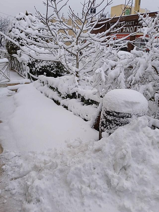 χιόνια αγία βαρβάρα