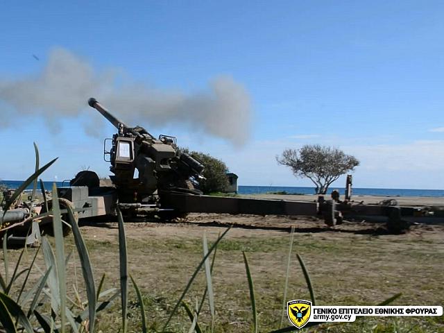 Βολές Μονάδων Πυροβολικού της Εθνικής Φρουράς