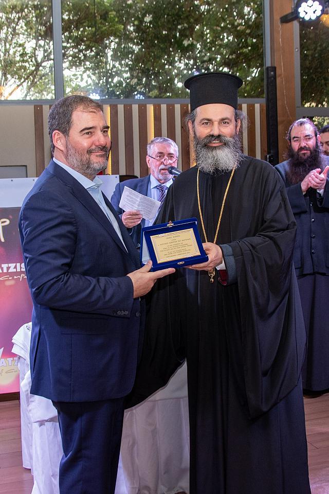 Βράβευση Καράτζη στην Ιερά Μονή Αγίου Γεωργίου Επανωσήφη
