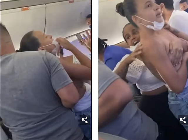 καυγάς σε πτηση