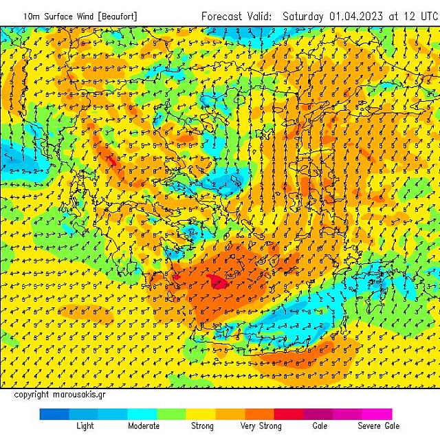 καιρος 1-2 Απριλιου