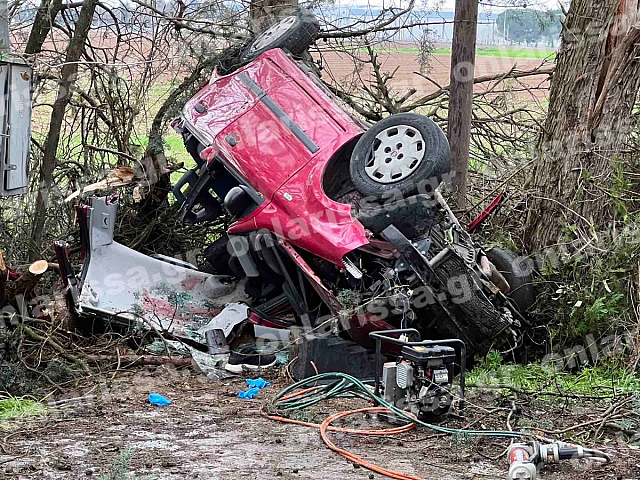 θανατηφόρο τροχαίο  Λαρισα