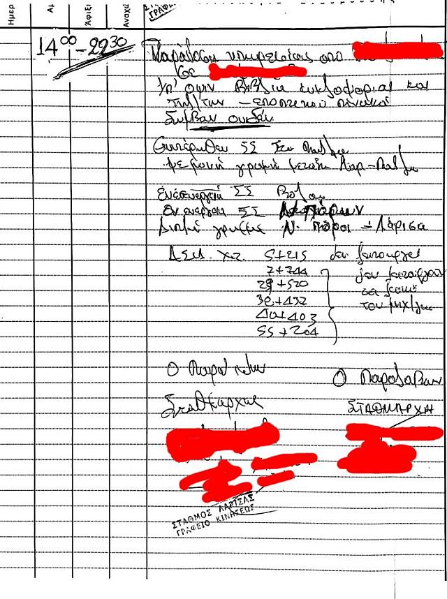 εγγραφο τεμπη