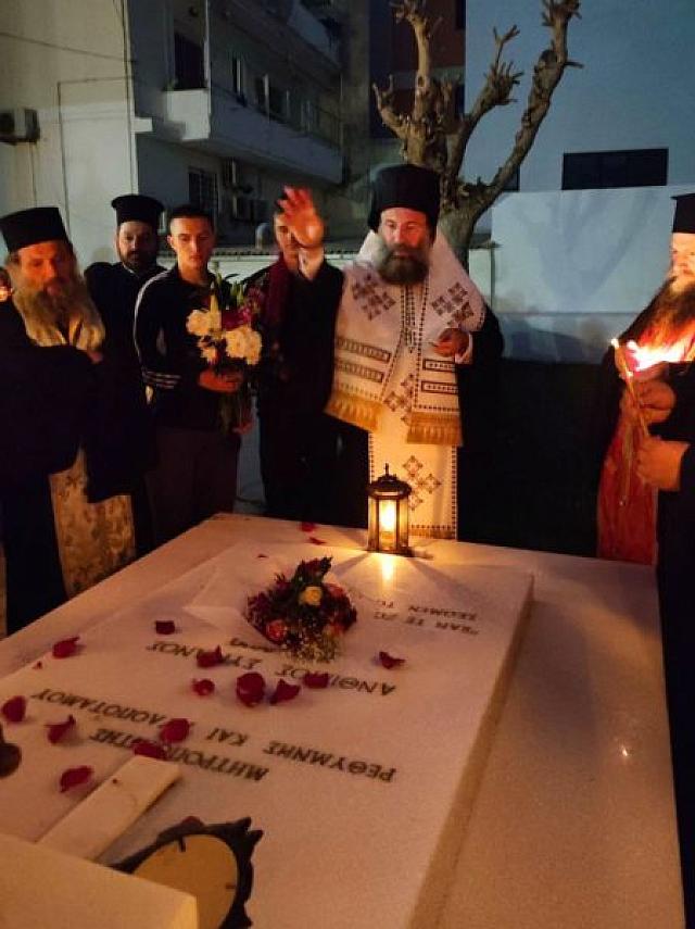 ρεθυμνης προδρομος - τρισαγιο στον ταφο ανθίμου