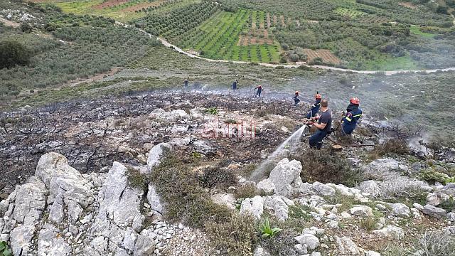 Φωτια στον Στρουμπουλα